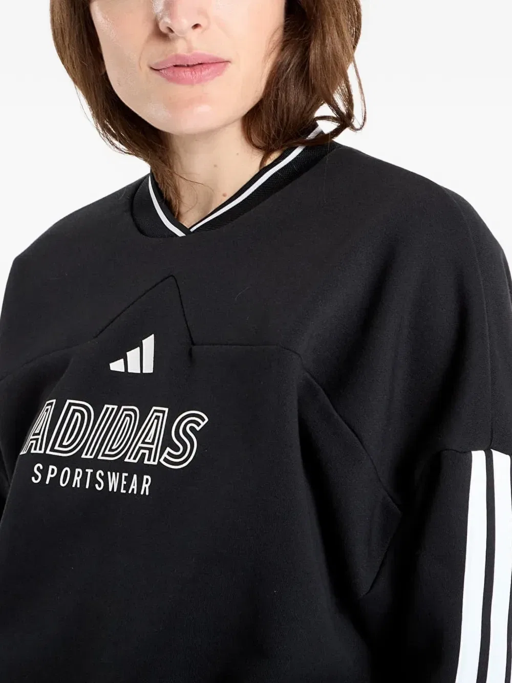 Толстовка с логотипом adidas, черный — фото 3