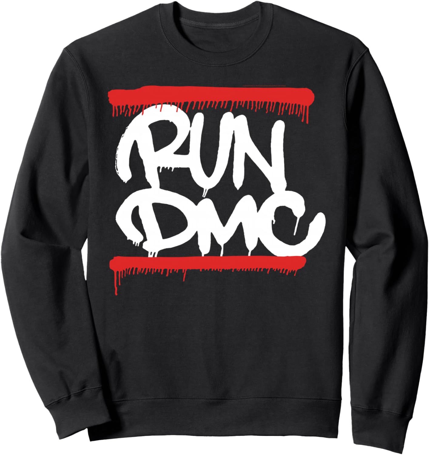 

Официальная толстовка Run DMC с граффити-логотипом, черная, Черный, Официальная толстовка Run DMC с граффити-логотипом, черная