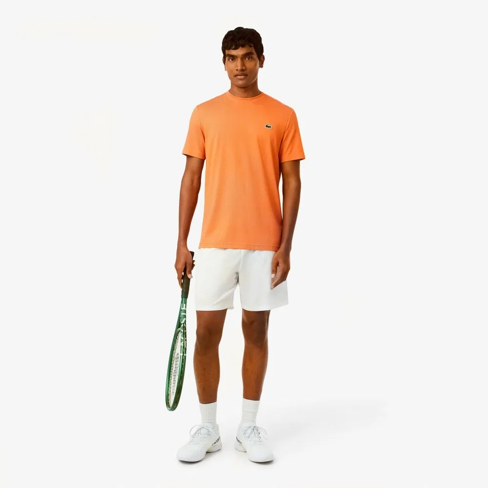 Мужская футболка Tennis Player оранжевая от Lacoste — фото 4