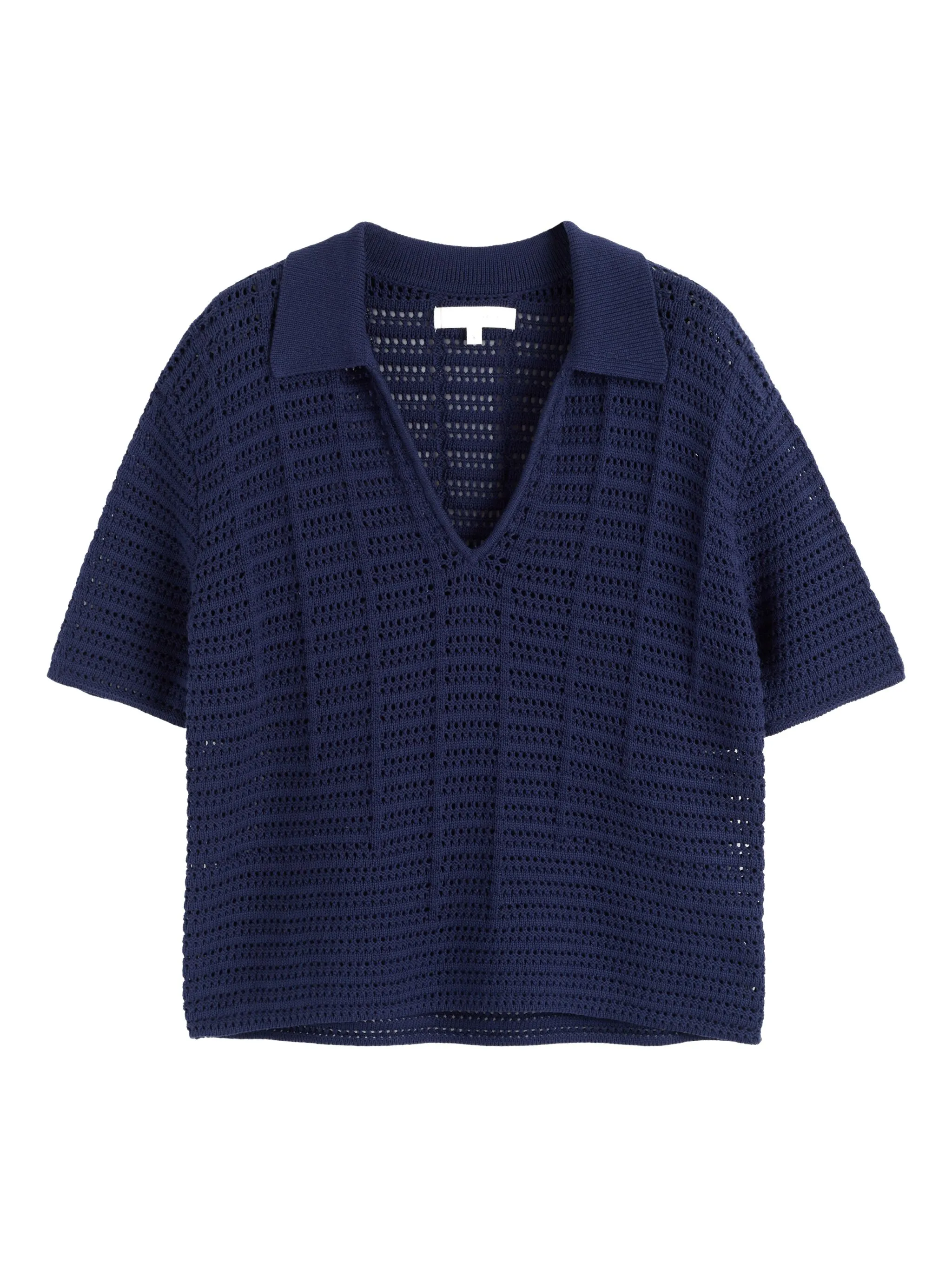 

Комплект из топа и шортов в технике кроше Chinti & Parker, синий