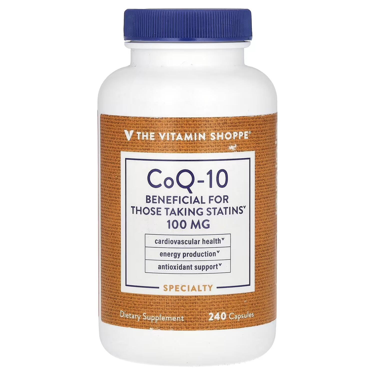 

Добавка The Vitamin Shoppe CoQ-10 100 мг, 240 капсул