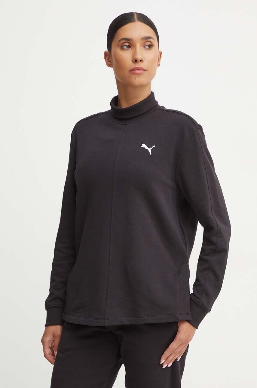 

Хлопковая толстовка Puma, черный
