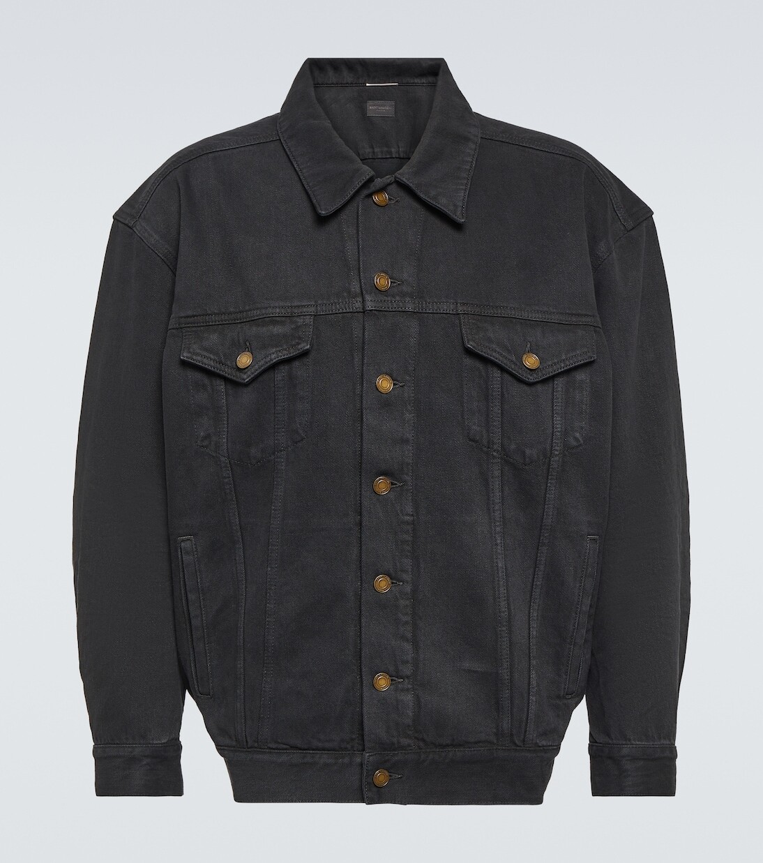

Джинсовая куртка оверсайз Saint Laurent, черный