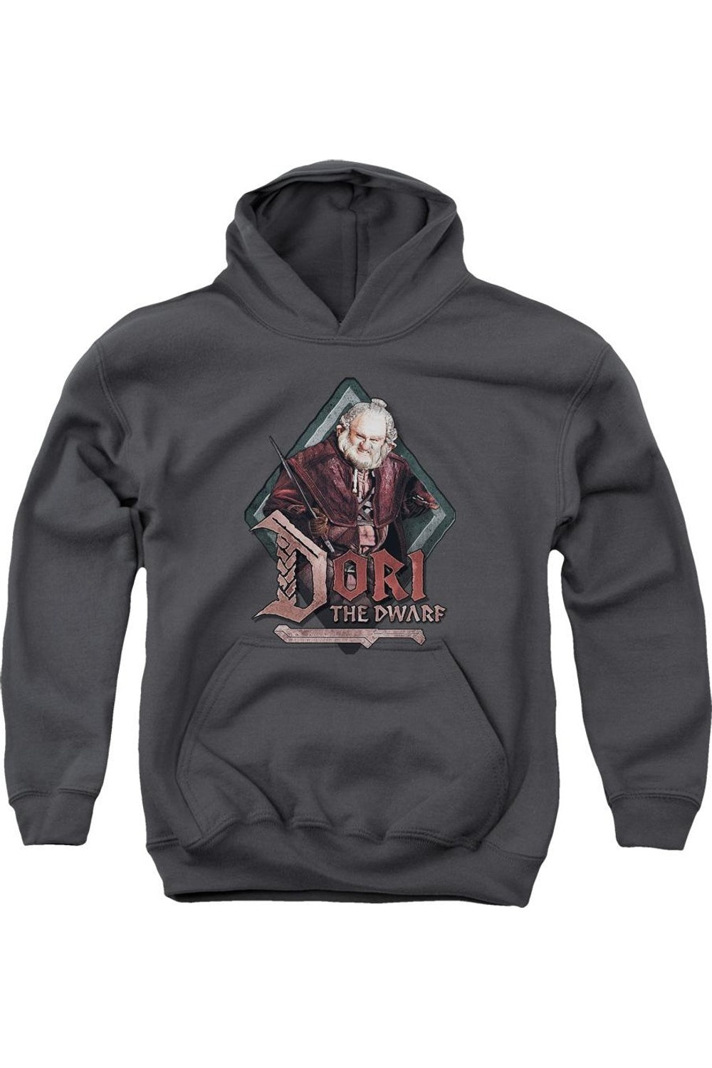 

Толстовка с капюшоном The Hobbit Dori Youth Gildan, Charcoal