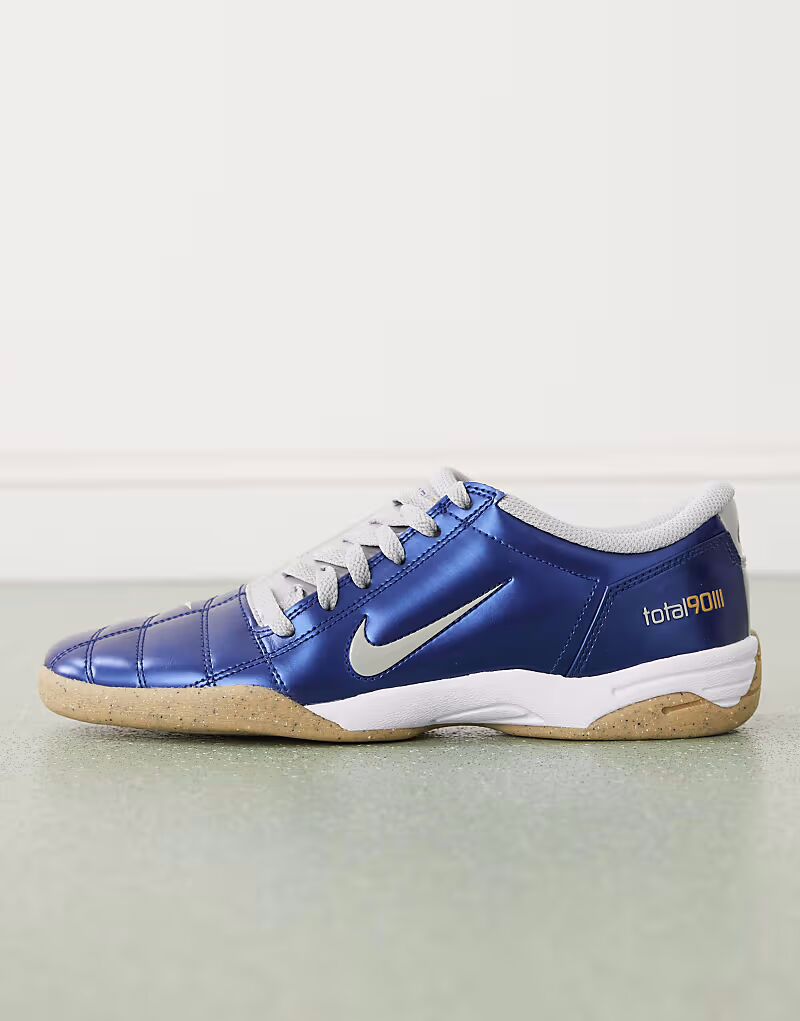 Кроссовки T90 темно-синего и серого цветов Nike — фото 2