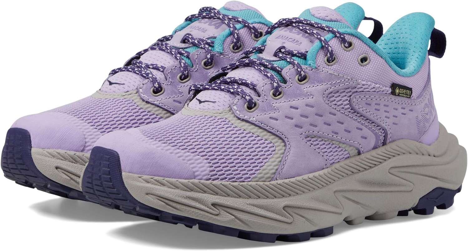 

Походная обувь Anacapa 2 Low GTX Hoka, цвет Lilac Mist/Night Sky