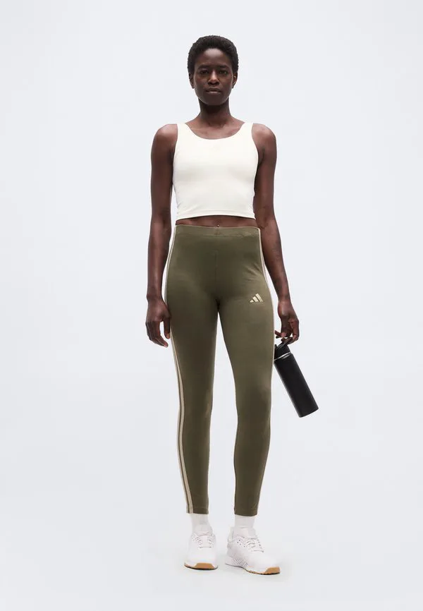 Леггинсы Adidas Sportswear, Olive Strata/Beige — фото 2