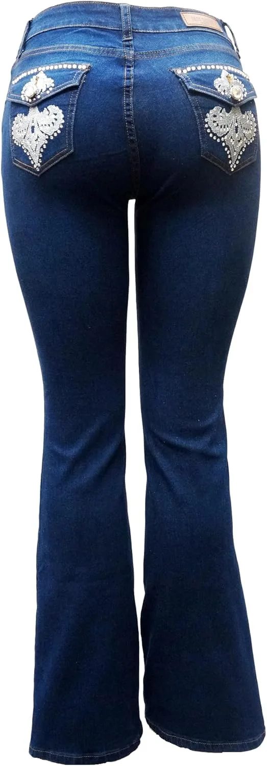 

Джинсы Jack David Bootcut с пайетками