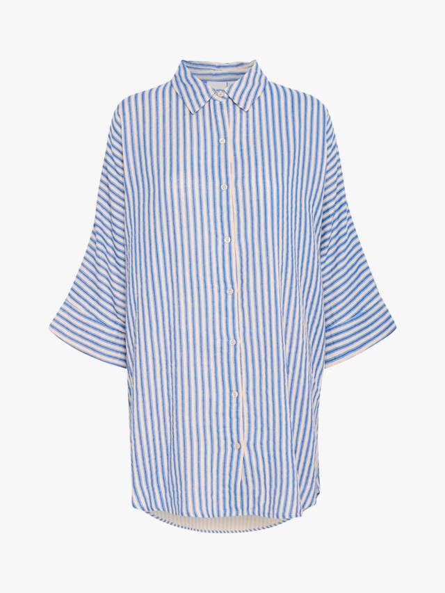 

Футболка пляжная Foxa в полоску ICHI, Blue