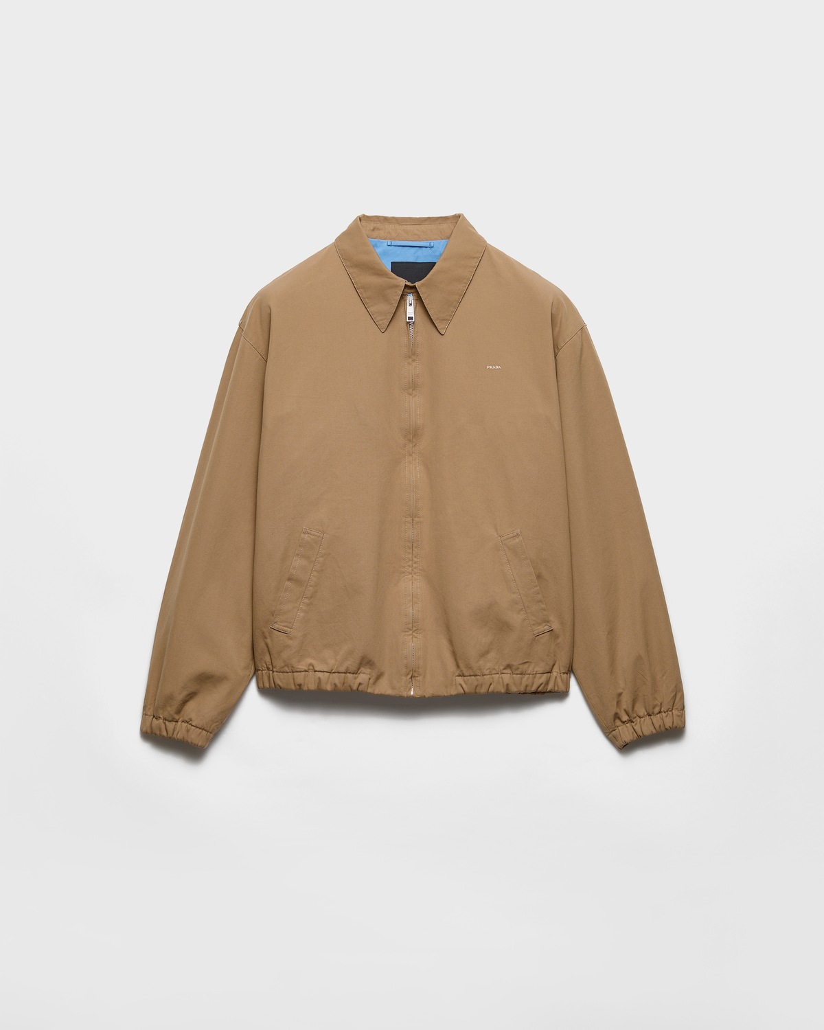 

Хлопковая куртка Prada, бежевый