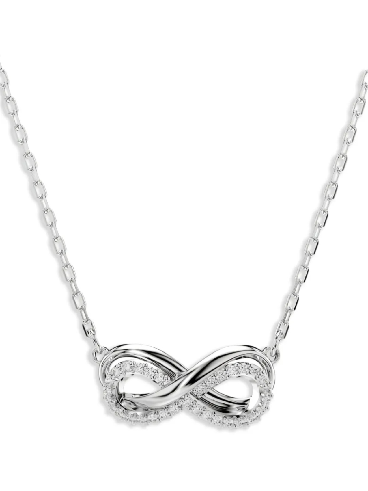 

Swarovski колье Hyperbola, серебряный