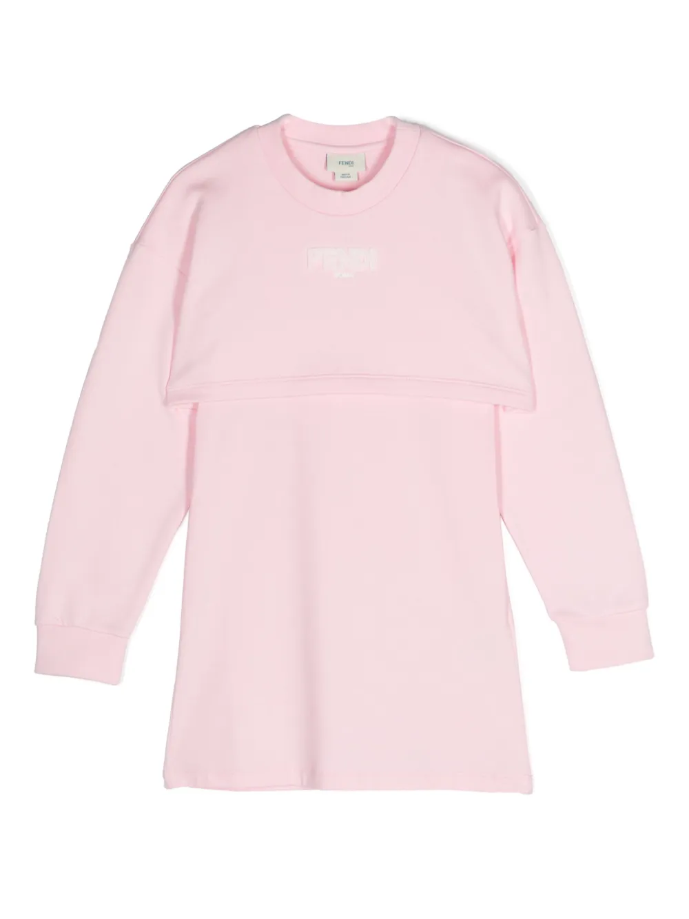 

Многослойное платье FENDI KIDS, розовый