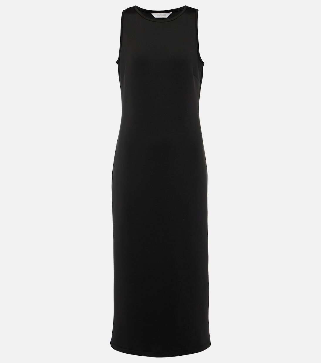 

Платье миди baccano из джерси Max Mara, черный