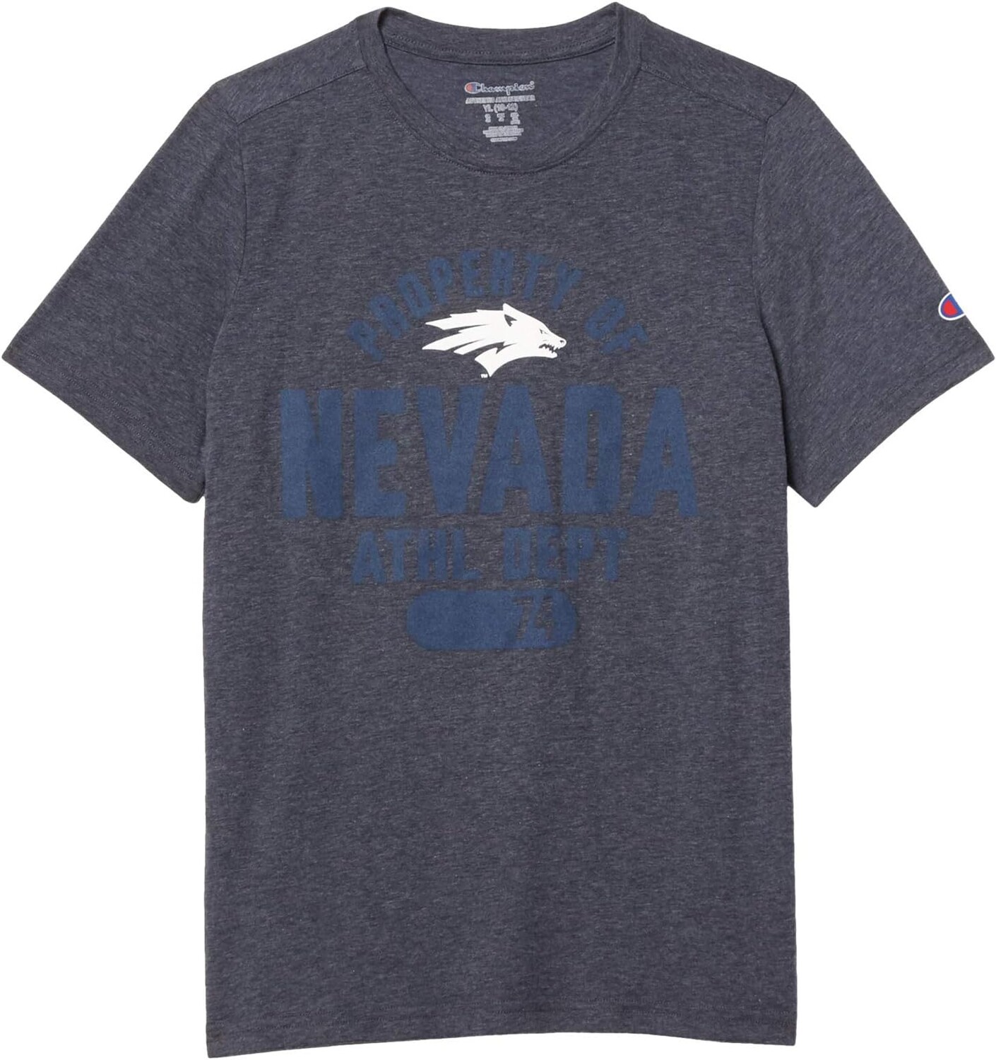 

Футболка Champion College Kids Nevada Wolf Pack Field Day Short Sleeve Tee, цвет Marine Midnight Navy