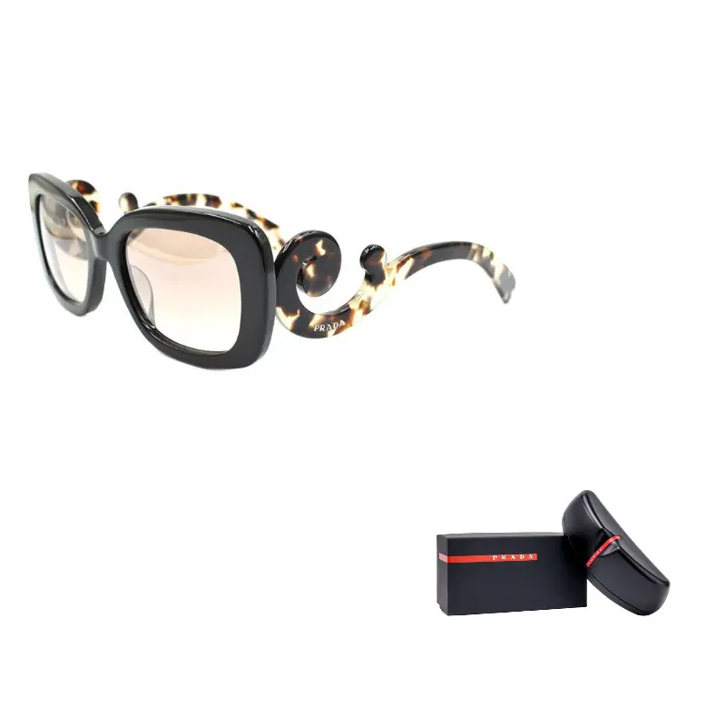 

PRADA Пластинчатые бабочки солнцезащитные очки женские, Black