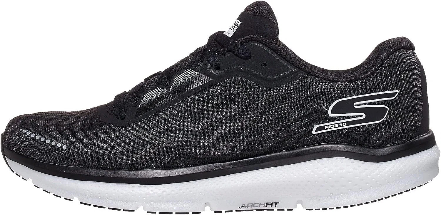 Мужские кроссовки Skechers GOrun, 2-Black White