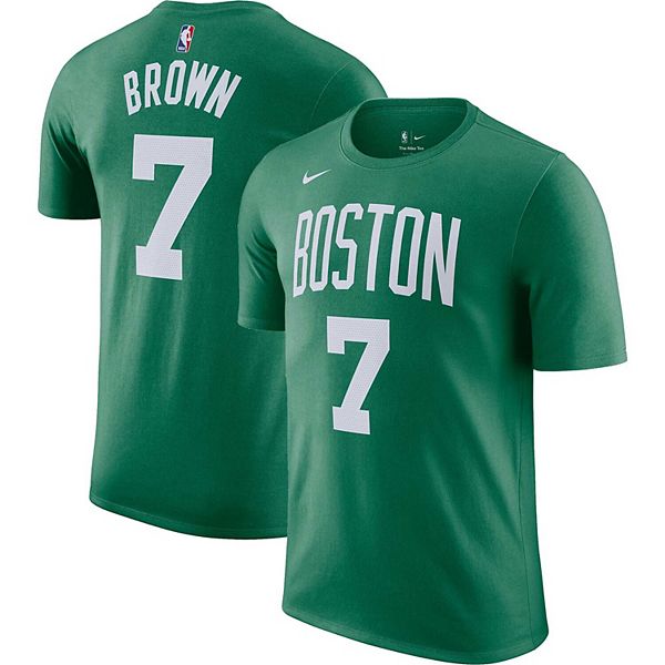 

Футболка Boston Celtics Icon 2022/23 с именем и номером Jaylen Brown Kelly Green Nike