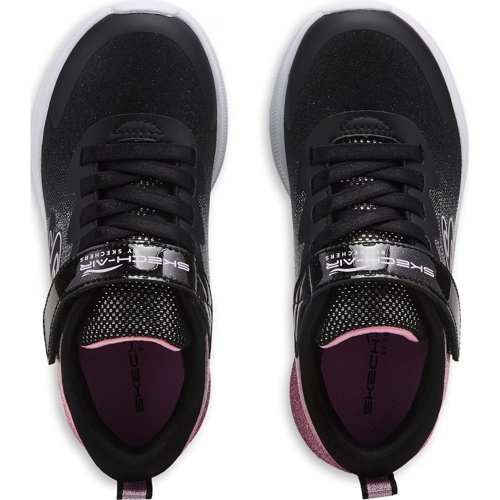 Детские кроссовки microspec max advance от Skechers для малышей/подростков, black ombre glitter — фото 4