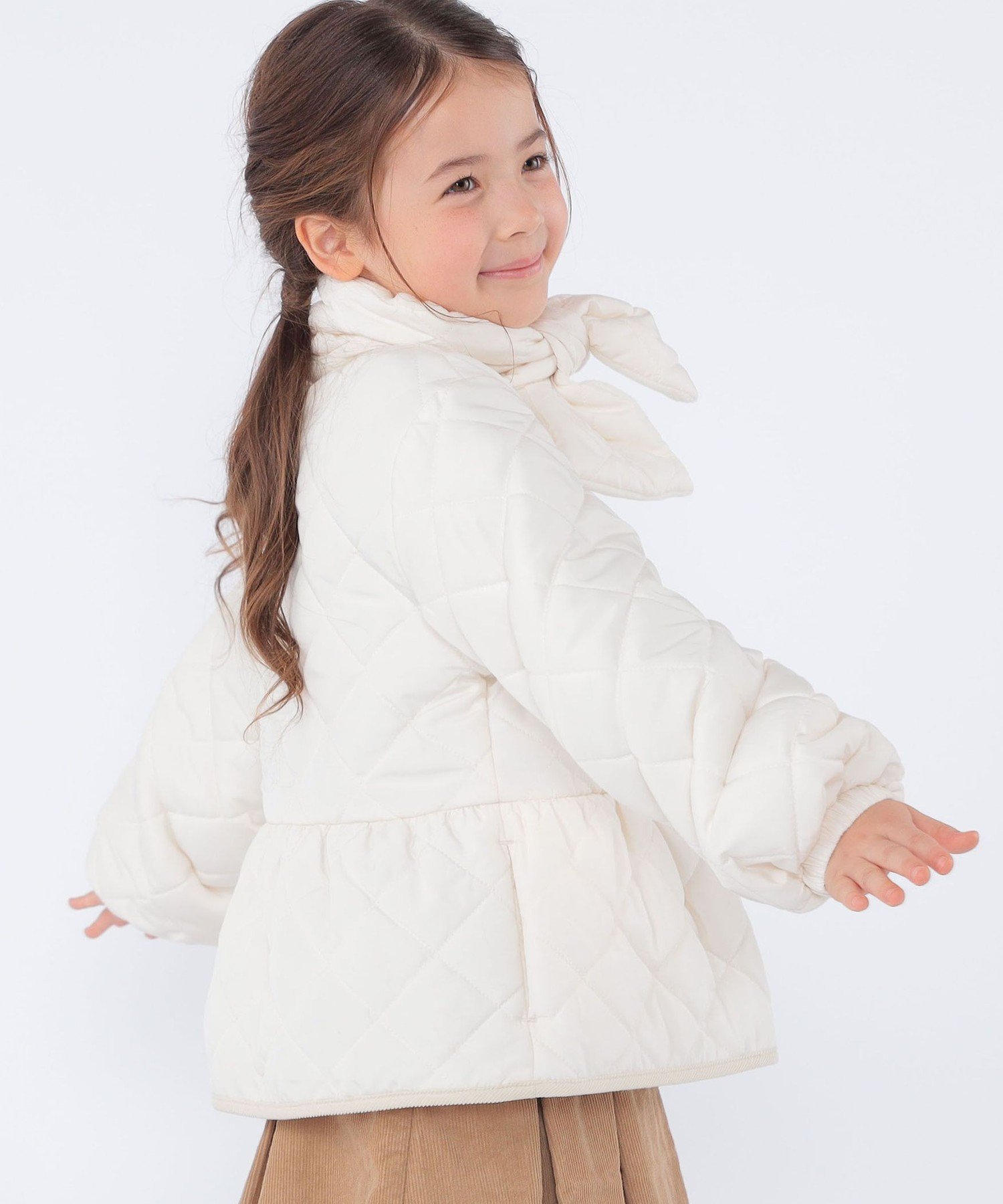 Детская куртка с баской (100-130 см) / <можно стирать в машине> SHIPS KIDS, Ivory — фото 2