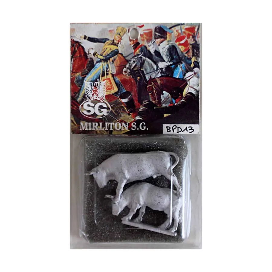 

Корова и Бык, Historical Miniatures - Medieval - Accessories (28mm) (Mirliton SG)