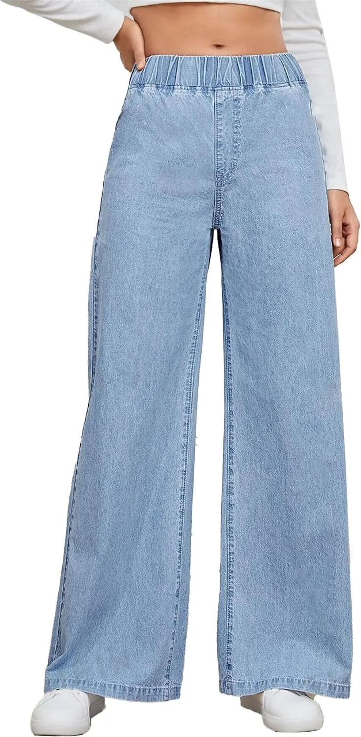 

Женские джинсы baggy с растяжкой, широкие, mid rise