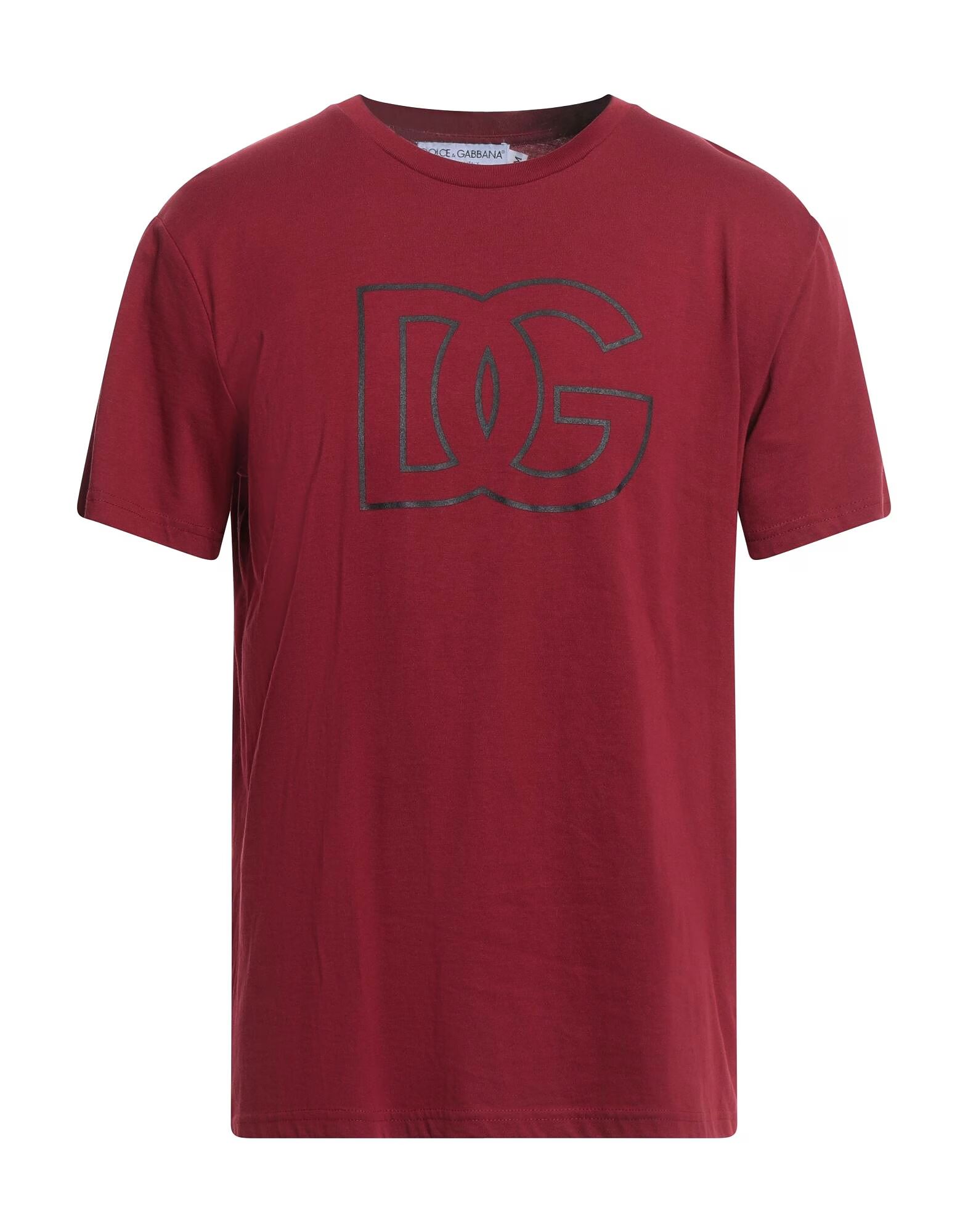 

Футболка Dolce&Gabbana, бордовый, Красный, Футболка Dolce&Gabbana, бордовый
