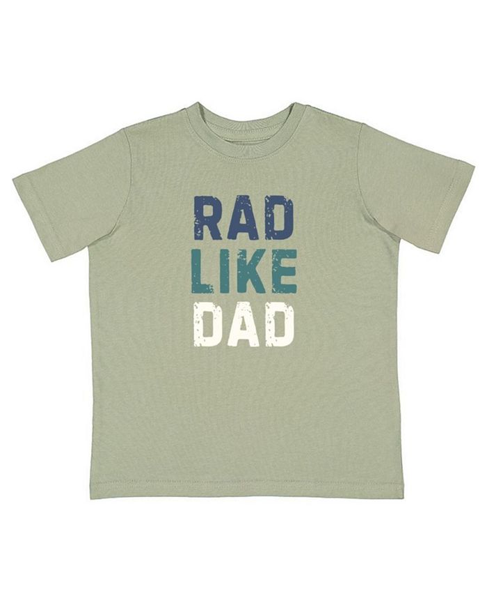 

Футболка с коротким рукавом "Rad Like Dad" для мальчиков - малыши, подростки Sweet Wink, зеленый