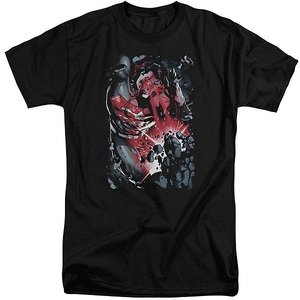 

Футболка с длинным рукавом Superman heat blast adult tall Licensed Character