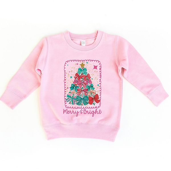 

Свитшот с новогодним принтом для малышей The Juniper Shop, Pink