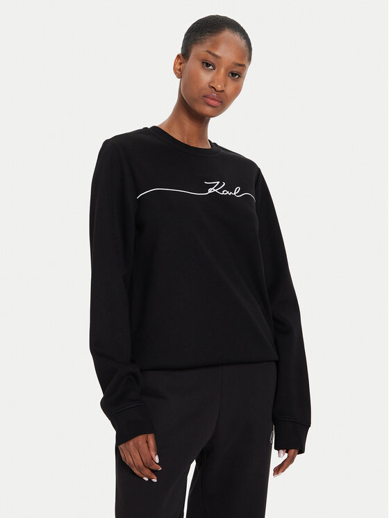 

Свитшот regular fit 245W1806 Karl Lagerfeld, черный