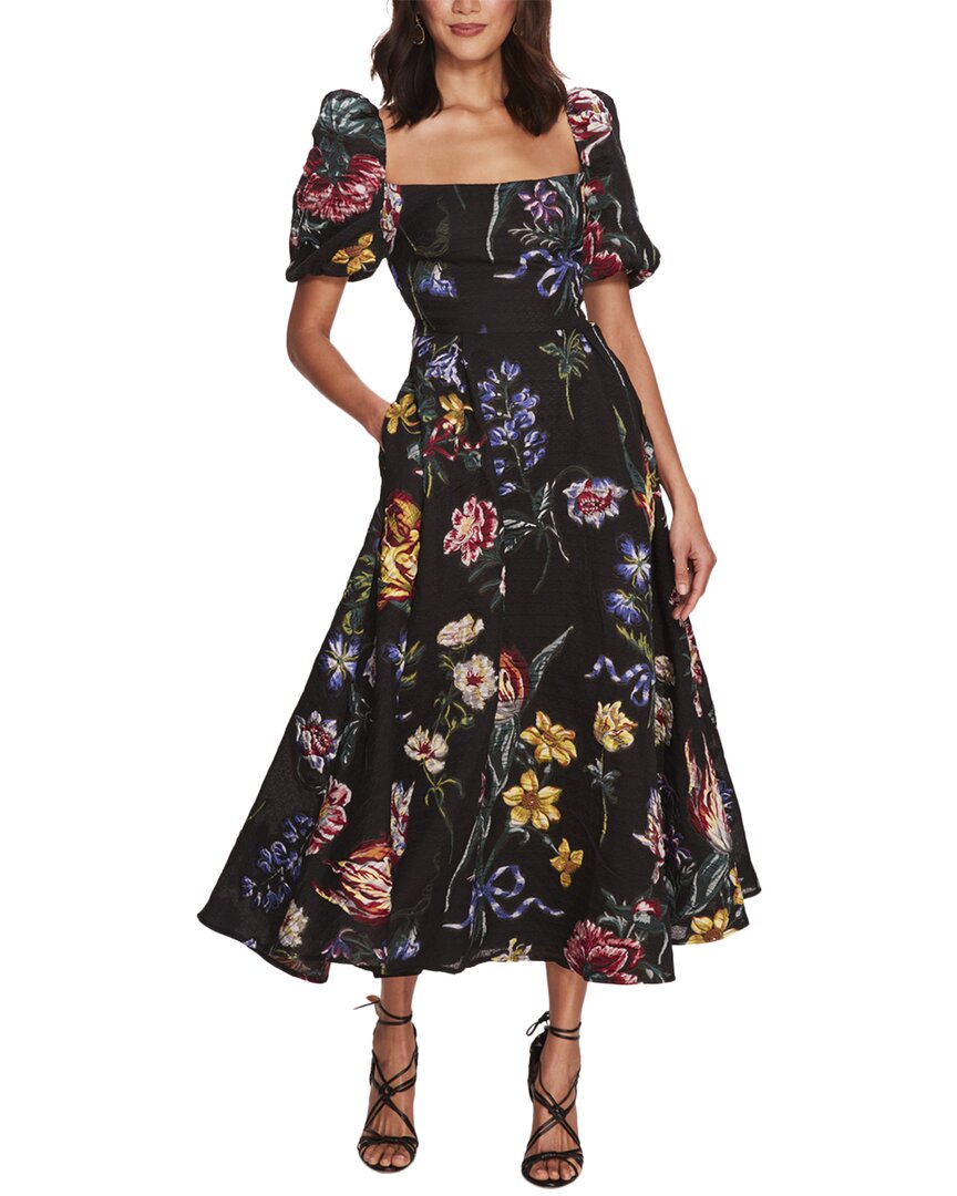 

Платье Marchesa Notte с цветочным принтом, цвет Black Multi