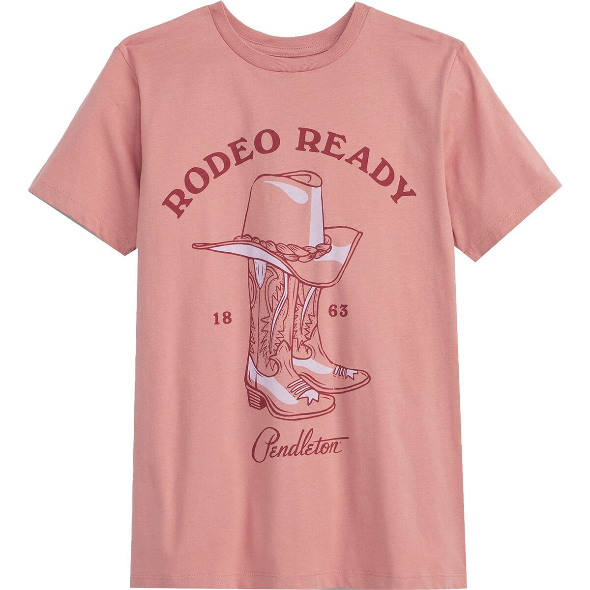 

Графическая футболка Rodeo ready Pendleton, цвет dusty rose