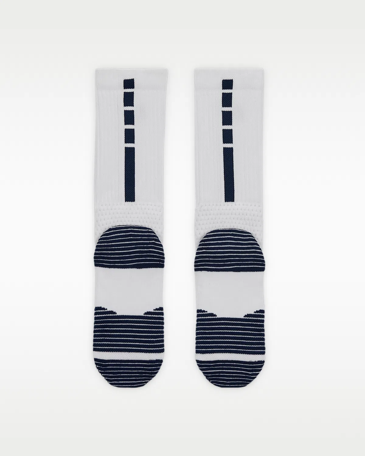 Носки Nike Elite 2.0 с амортизацией (1 пара), White/College Navy/College Navy — фото 3