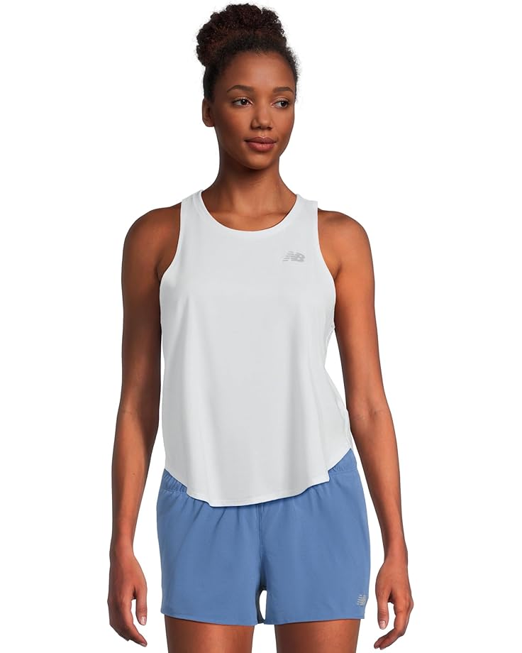 

Топ New Balance Drapey Jersey Tank, цвет Ice Blue
