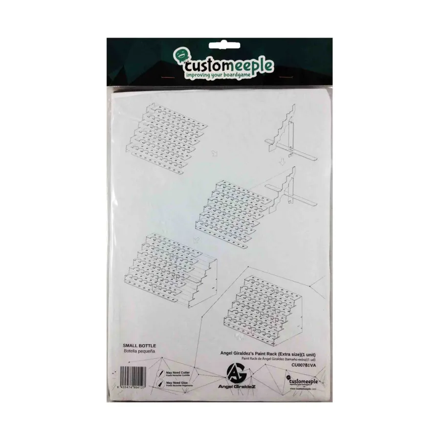 

Подставка для красок Анхеля Хиральдеза (увеличенный размер, маленькие бутылки), Painting Supplies (Customeeple)