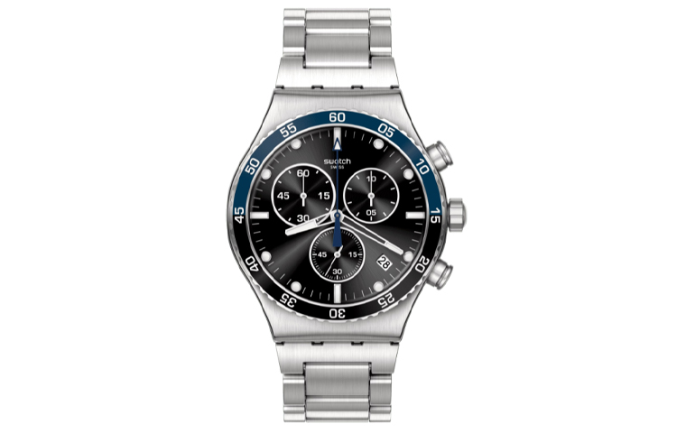 

Мужские часы 43 мм черные YVS507G SWATCH