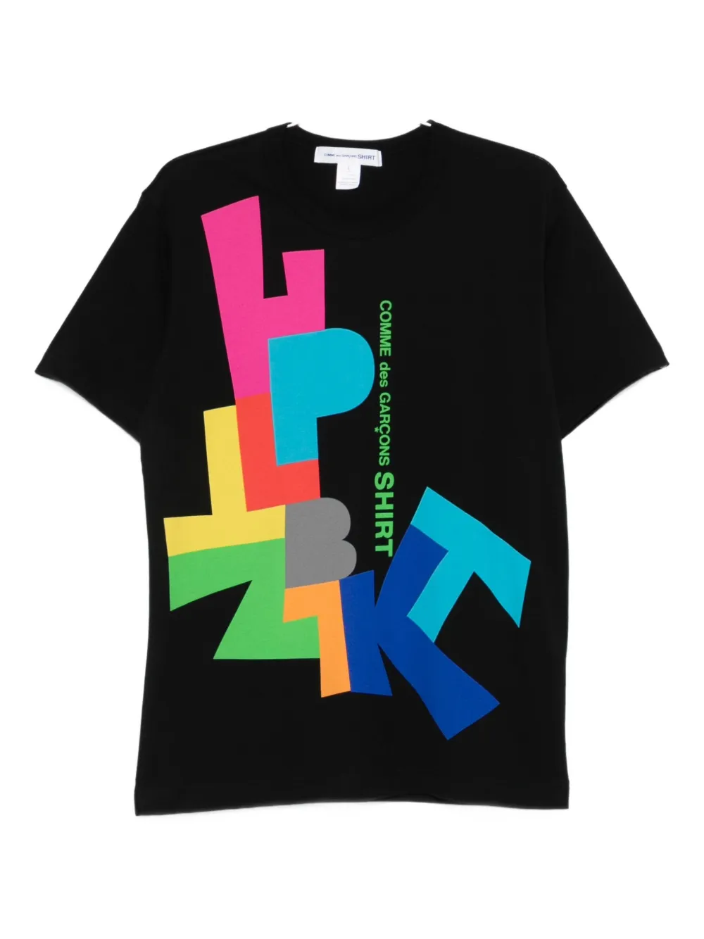 

Футболка с графическим принтом Comme Des Garçons Shirt, черный