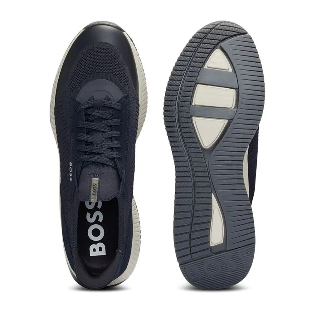 Кроссовки BOSS Ttnm Evo Slon Knrsd 10263095 trainers, синий/черный — фото 2