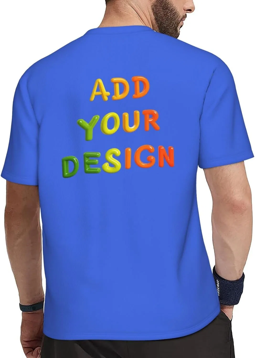 Футболка Custom T-Shirt, Royal Blue — фото 4