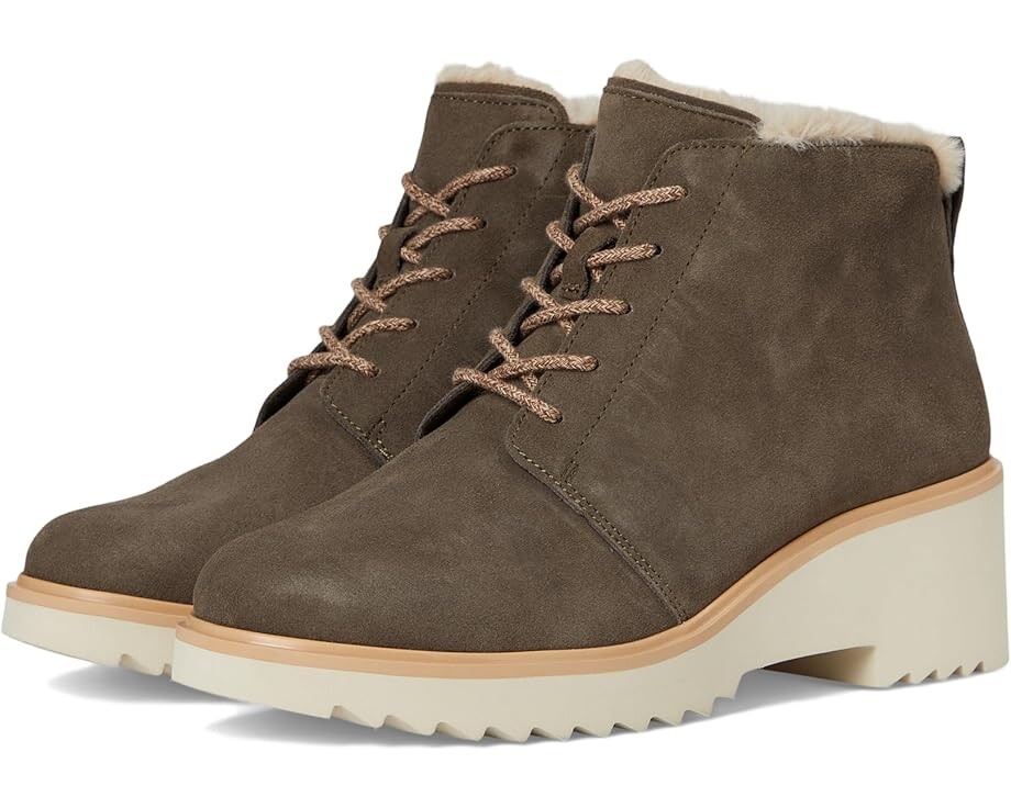 Ботинки TOMS Maude Lace Up, цвет Canteen Suede