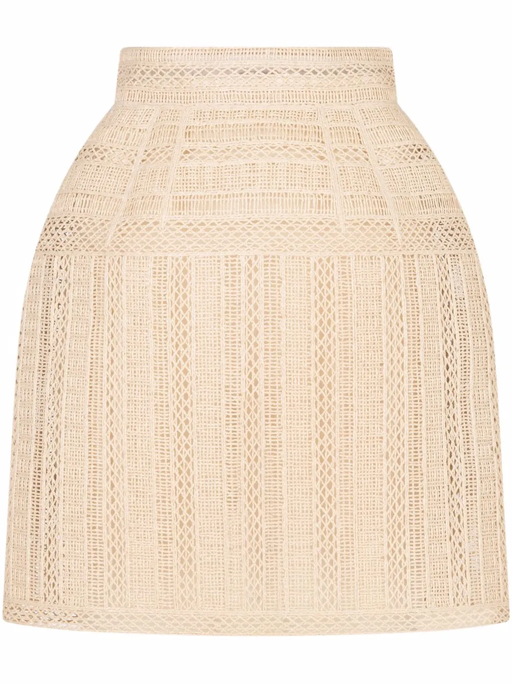 

Юбка мини в технике кроше Dolce & Gabbana, нейтральный