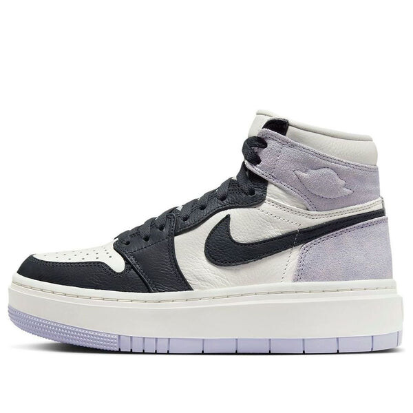 Кроссовки 1 elevate high 'black toe light lilac' Air Jordan, мультиколор