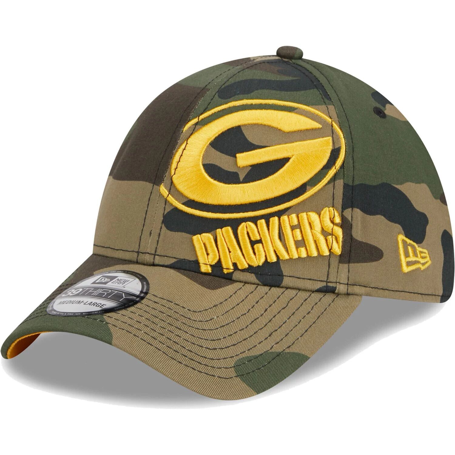 

Мужская камуфляжная кепка New Era Green Bay Packers Punched Out 39THIRTY Flex Hat