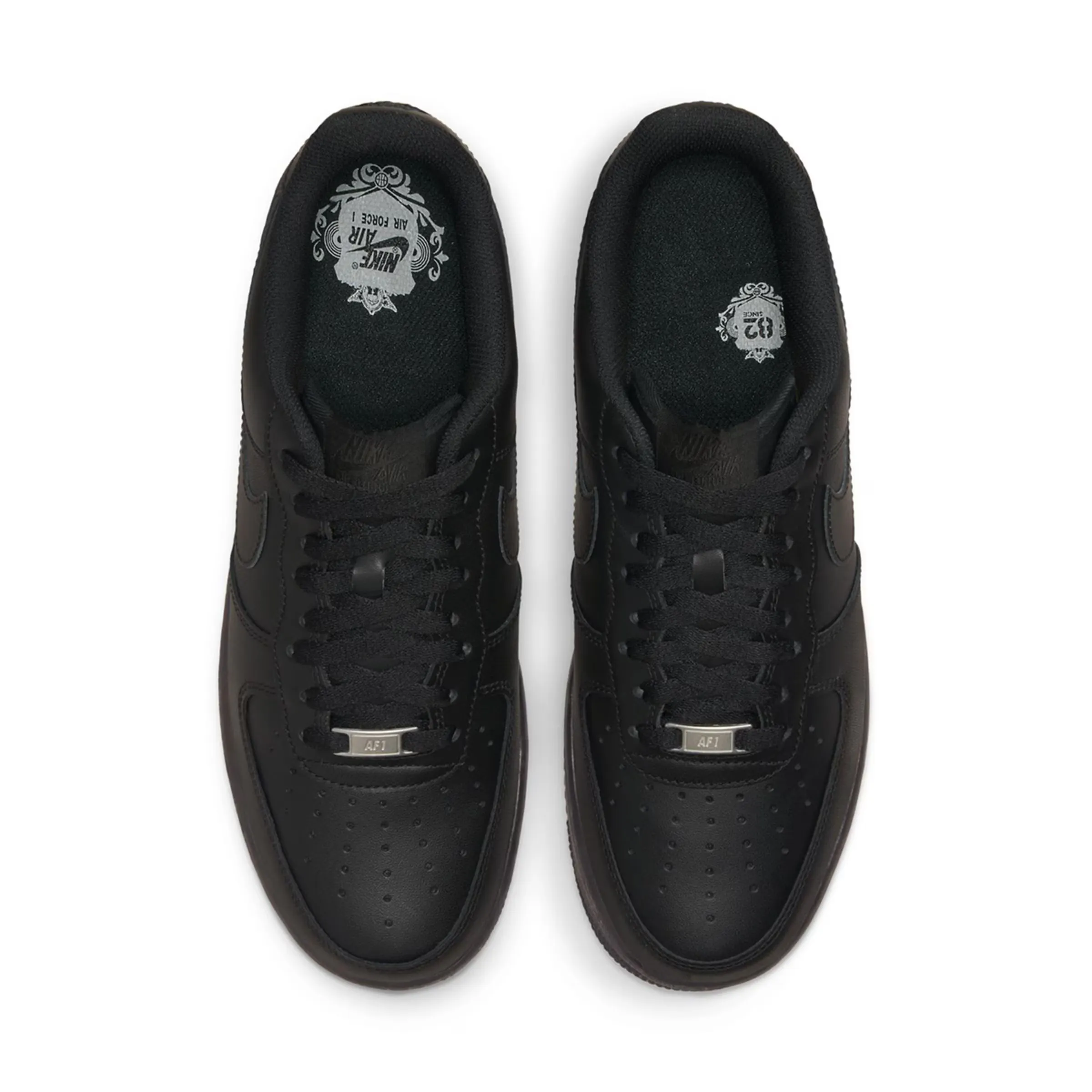 Мужские повседневные кроссовки Nike Air Force 1 '07, черный — фото 3