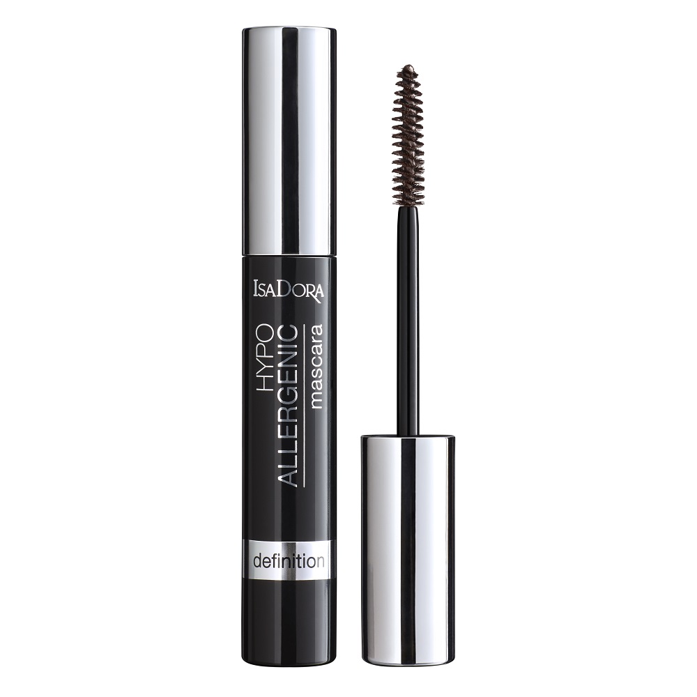 

Тушь для чувствительных глаз hypo-allergenic mascara Isadora, цвет brown, 10 мл