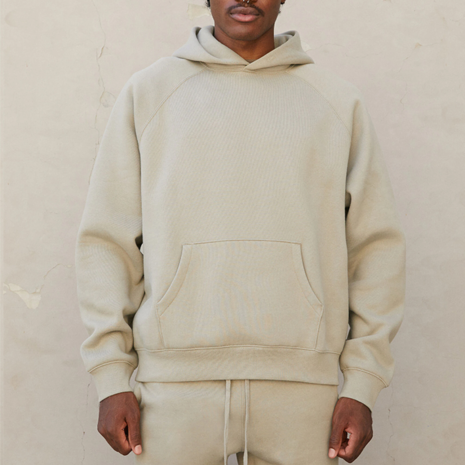 Толстовка с капюшоном Fear Of God Essentials, фисташковый зеленый — фото 4
