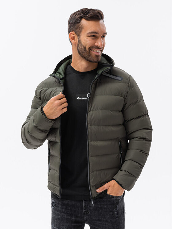 

Переходная куртка regular fit Ombre, хаки