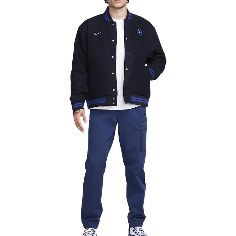 Nike Куртка мужская асфальтово-синяя, Asphalt Blue — фото 4