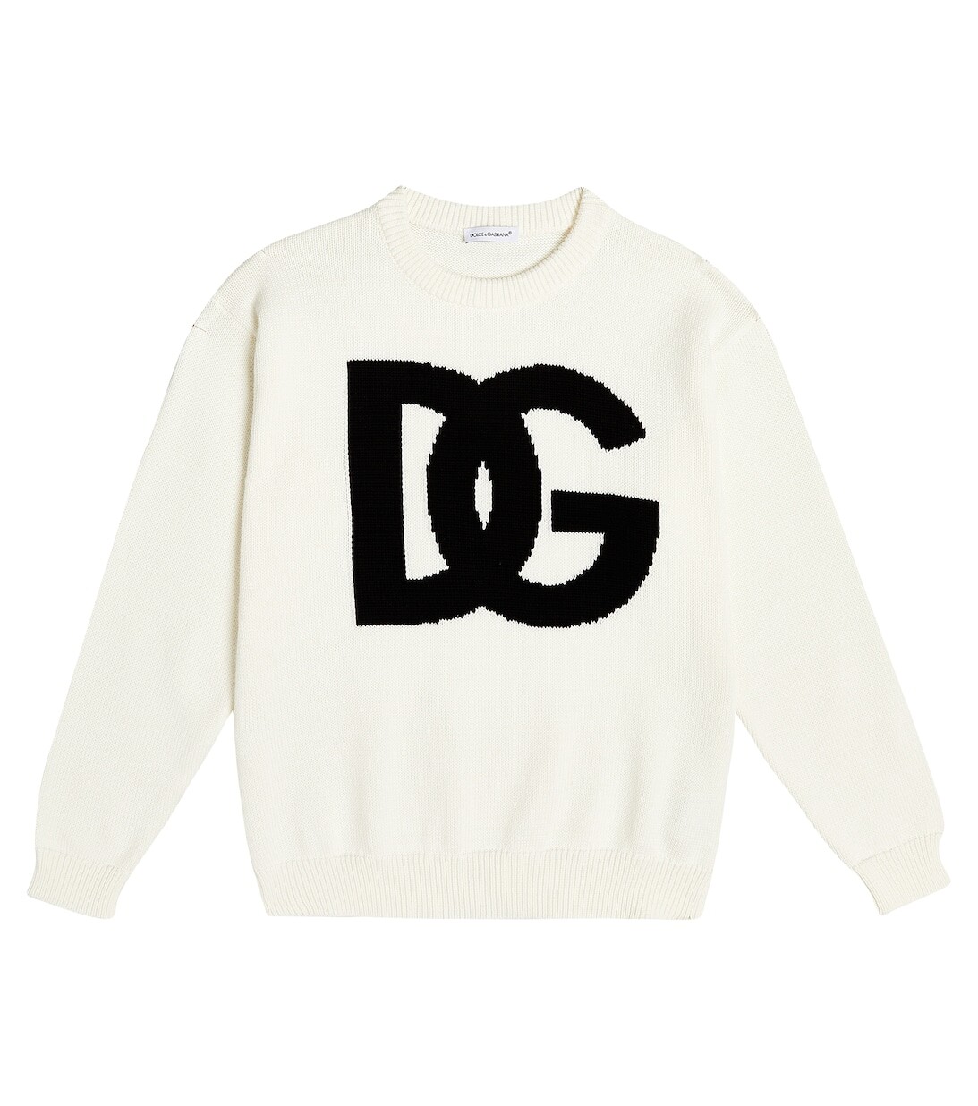 

Свитер с логотипом DG Dolce&Gabbana, белый