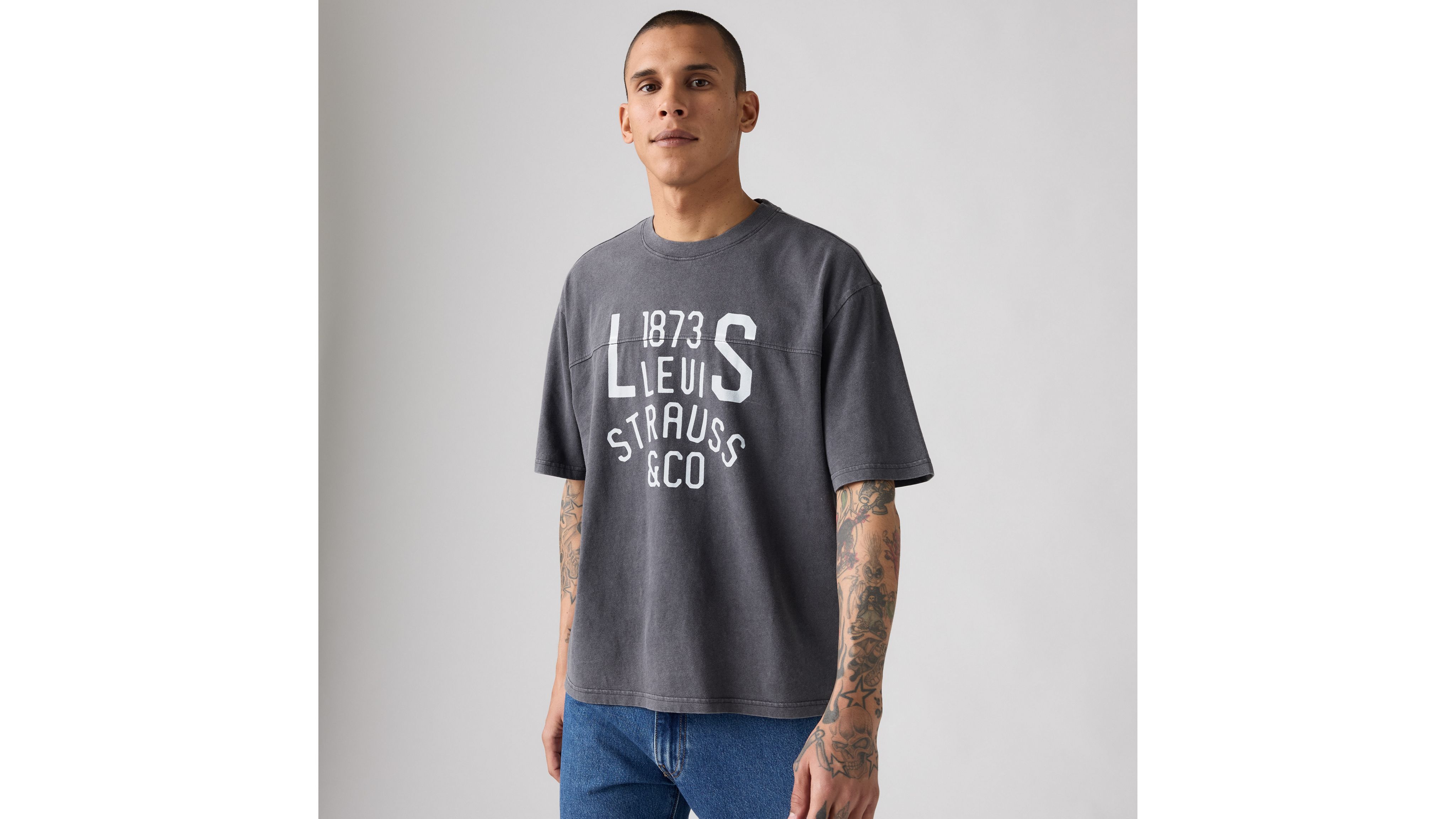 

Футболка Lockwood Practice Levi's, Two Horse Jersey Phantom - Black